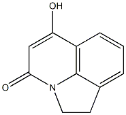 6-Hydroxy-1,2-dihydro-4H-pyrrolo[3,2,1-ij]quinolin-4-one Struktur