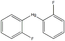 Bis(o-fluorophenyl)mercury(II) Struktur