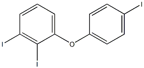 2,3,4'-Triiododiphenyl ether Struktur