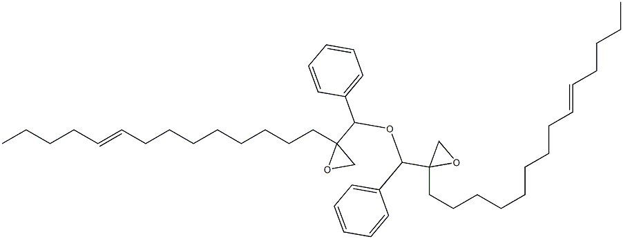 2-(9-Tetradecenyl)phenylglycidyl ether Struktur