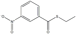 3-Nitrothiobenzoic acid S-ethyl ester Struktur