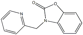 3-(2-Pyridinylmethyl)benzoxazol-2(3H)-one Struktur