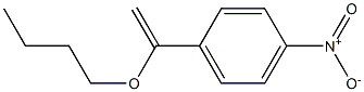 1-(1-Butoxyethenyl)-4-nitrobenzene Struktur