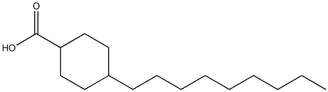 4-Nonylcyclohexanecarboxylic acid Struktur