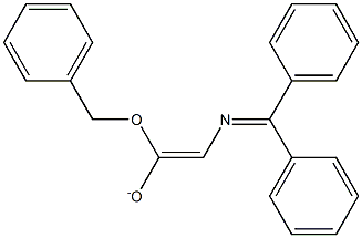 2-[(Diphenylmethylene)amino]-1-benzyloxyethene-1-olate Struktur