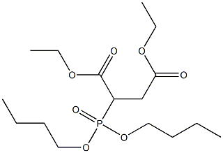 [1,2-Bis(ethoxycarbonyl)ethyl]phosphonic acid dibutyl ester Struktur