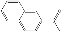 (2-Naphthyl) (methyl) sulfoxide Struktur