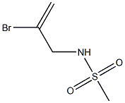 N-(2-Bromoallyl)methanesulfonamide Struktur