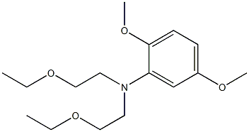 N,N-Bis(2-ethoxyethyl)-2,5-dimethoxyaniline Struktur