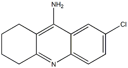 5,6,7,8-Tetrahydro-2-chloroacridine-9-amine Struktur