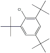 1,3,5-Tri-tert-butyl-2-chlorobenzene Struktur