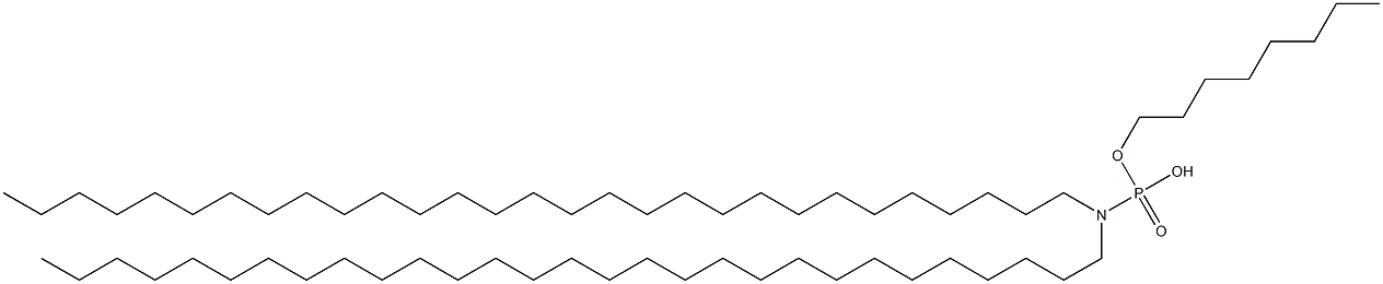 N,N-Dinonacosylamidophosphoric acid hydrogen octyl ester Struktur