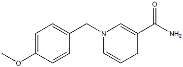 1-(4-Methoxybenzyl)-1,4-dihydropyridine-3-carboxamide Struktur