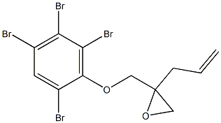 2,4,5,6-Tetrabromophenyl 2-allylglycidyl ether Struktur