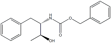 (2S,3S)-3-(Benzyloxycarbonylamino)-4-phenyl-2-butanol Struktur