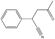 2-Phenyl-4-oxopentanenitrile Struktur