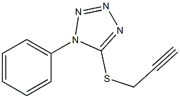 1-Phenyl-5-(propargylthio)-1H-tetrazole Struktur