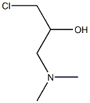 1-(Dimethylamino)-3-chloropropane-2-ol Struktur