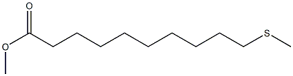 11-Thiadodecanoic acid methyl ester Struktur