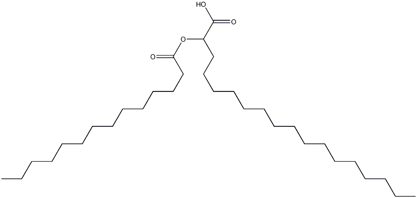 2-Myristoyloxystearic acid Struktur