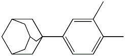 1-(3,4-Dimethylphenyl)adamantane Struktur