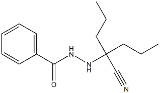 N'-(1-Cyano-1-propylbutyl)benzohydrazide Struktur