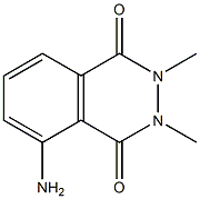 5-amino-2,3-dimethyl-2,3-dihydrophthalazine-1,4-dione Struktur