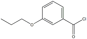 3-propoxybenzoyl chloride Struktur