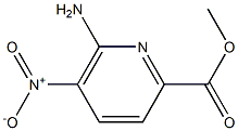 Methyl 6-amino-5-nitro-2-pyridinecarboxylate Struktur