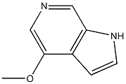 4-Methoxy-1H-pyrrolo[2,3-c]pyridine Struktur