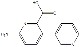 6-Amino-3-(pyridin-3-yl)picolinic acid Struktur