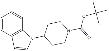 1-(1-Boc-Piperidin-4-yl)indole Struktur