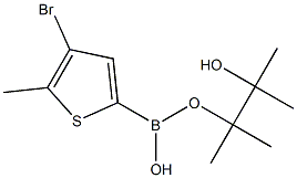 3-Bromo-2-methyl-thiophene-5-boronic acid pinacol ester Struktur