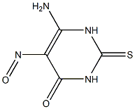 6-amino-5-nitroso-2-thioxo-2,3-dihydropyrimidin-4(1H)-one Struktur