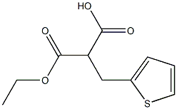 2-(2-thienylmethyl)-malonic acid monoethyl ester Struktur