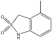 4-methyl-1,3-dihydro-2,1-benzisothiazole 2,2-dioxide Struktur