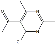 1-(4-chloro-2,6-dimethylpyrimidin-5-yl)ethanone Struktur