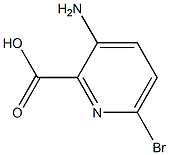 3-amino-6-bromopyridine-2-carboxylic acid Struktur