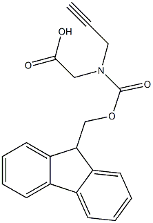 Fmoc-N-(propargyl)-glycine Struktur