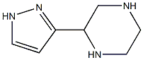 3-(Piperazin-2-yl)-1H-pyrazole Struktur