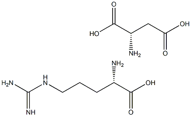 L-arginine-aspartate Struktur