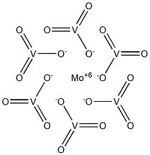 Molybdenum vanadate coloring solution Struktur