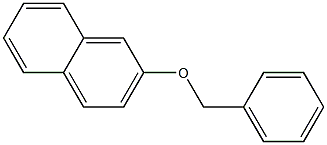 2-(Phenylmethoxy)naphthalene Struktur