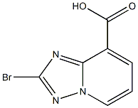 2-Bromo-[1,2,4]triazolo[1,5-a]pyridine-8-carboxylic acid Struktur