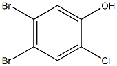 4,5-Dibromo-2-chloro-phenol Struktur