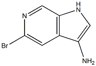 5-Bromo-1H-pyrrolo[2,3-c]pyridin-3-ylamine Struktur