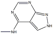 Methyl-(2H-pyrazolo[3,4-d]pyrimidin-4-yl)-amine Struktur