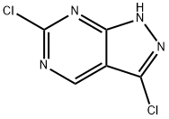 3,6-Dichloro-1H-pyrazolo[3,4-d]pyrimidine Struktur