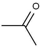 Dimethyl ketone solution standard substance Struktur