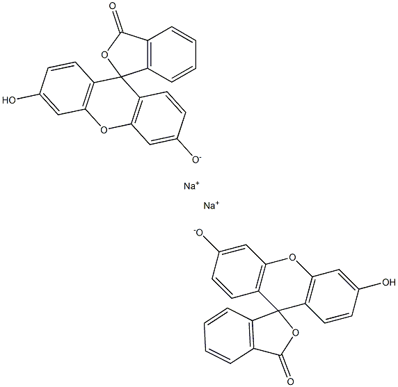 FLUORESCEIN SODIUM SALT fluorescein sodium salt Struktur